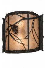  98413 - 15"W Whispering Pines Wall Sconce