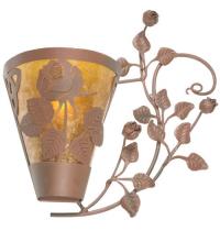 Meyda Blue 99452 - 20.5"W Roses & Leaves Wall Sconce