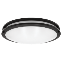  LR23294 - LED18"FLUSH/DR/BLK/5CCT/D