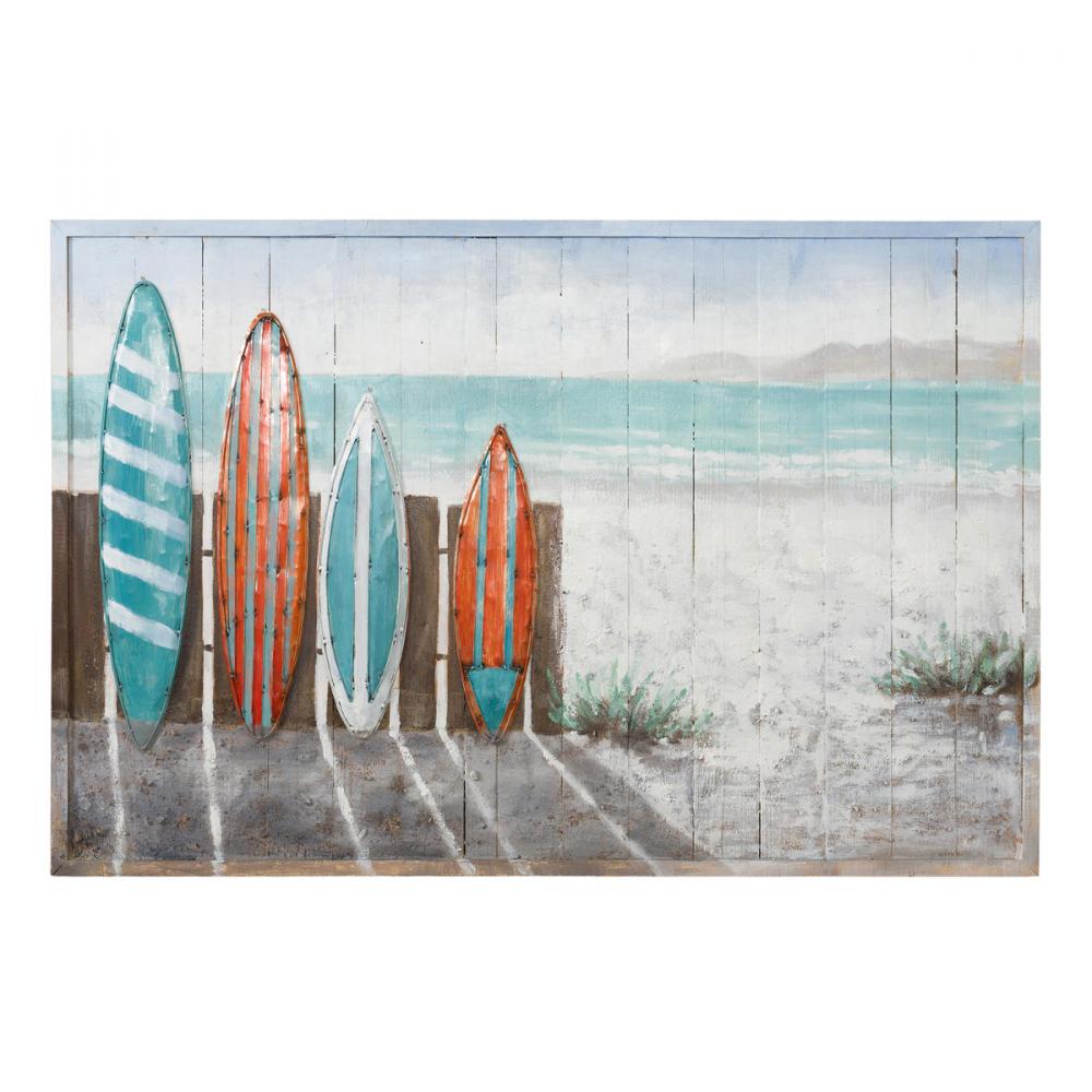 Surfer&#39;s Paradise Mixed-Media Wall Art