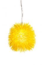  169M01YE - Urchin 1-Lt Mini Pendant - Un-Mellow Yellow