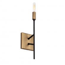  314W01HGCB - Bodie 1-Lt ADA Sconce - Havana Gold/Carbon