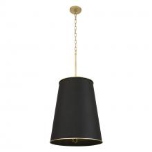  364F09MBFG - Coco 9-Lt Foyer - Matte Black/French Gold