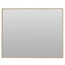  407A02GO - Kye 24x30 Rectangular Rounded Wall Mirror - Gold