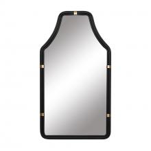 Varaluz 407MI08MBFG - Federal Case 22x40 Wall Mirror - Matte Black/French Gold
