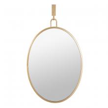  4DMI0111 - Stopwatch 22x30 Oval Powder Room Mirror - Gold