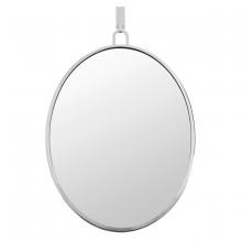  4DMI0112 - Stopwatch 22x30 Oval Powder Room Mirror - Polished Nickel