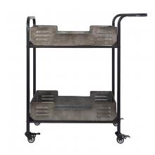  4FEN0201 - Elixir Rustic Metal Bar Cart