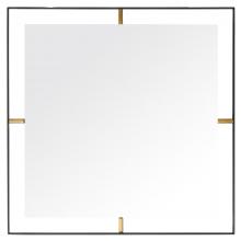  610020 - Framed 20-In Square Wall Mirror - Black