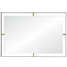  610030 - Framed 20x30 Rectanglular Wall Mirror - Black