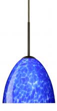  1BT-757286-MED-BR - Besa Sasha Pendant Bronze Blue Cloud 1x50W B10 Med