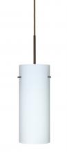  1JC-412307-BR - Besa Stilo 10 Pendant Bronze Opal Matte 1x100W Medium Base