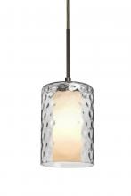  1JC-ESACL-LED-BR - Besa, Esa Cord Pendant, Clear, Bronze Finish, 1x5W LED