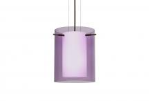  1KG-A00607-LED-BR - Besa Pahu 8 LED Pendant 1Kg Transparent Amethyst Bronze 1x11W LED