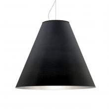Besa Lighting 1KX-DYLANBK-LED-SN - Besa Dylan Cable Pendant, Black, Satin Nickel Finish, 1x30W LED
