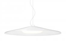 Besa Lighting 1KX-SWANWH-LED-WH - Besa Swan Cable Pendant, White/Opal, White Finish, 1x23W LED