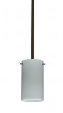  1TT-4404KR-MED-BR - Besa Stem Stilo 7 Pendant Bronze Chalk 1x40W B10 Med