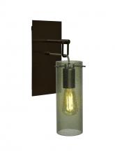  1WP-JUNI10MS-EDIL-BR - Besa Juni 10 Wall Pendant, Moss Bubble, Bronze Finish, 1x4W LED Filament