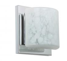 Besa Lighting 1WS-787319-LED-CR - Besa Wall Paolo Chrome Carrera 1x5W LED