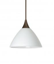  1XT-174307-BR - Besa Pendant Domi Bronze White 1x50W Halogen