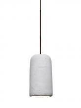  1XC-GLIDENA-LED-BR - Besa Glide Cord Pendant, Natural, Bronze Finish, 1x2W LED
