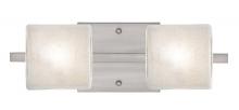  2WS-7873GL-SN - Besa Wall Paolo Satin Nickel Glitter 2x50W G9