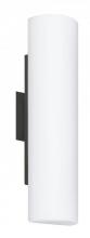  2NW-770207-LED-BK - Besa Wall Baaz 16 Black Opal Matte 1x5W LED