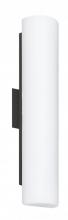  3NW-786007-LED-BK - Besa Wall Baaz 20 Black Opal Matte 2x5W LED