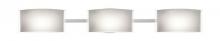  3WM-673006-LED-SN - Besa Jodi Wall Opal Glossy Satin Nickel 3x5W LED