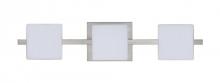  3WS-773507-LED-SN - Besa Wall Alex Satin Nickel Opal Matte 3x5W LED