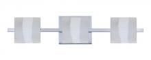  3WS-787399-LED-CR - Besa Wall Paolo Chrome Opal Frost 3x50W G9