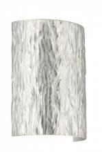  7090SF-PN - Besa Wall Tamburo Stone Polished Nickel Stone Silver Foil 1x75W Medium Base