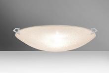  8419GL-LED-SN - Besa Ceiling Sonya 17 Satin Nickel Glitter 3x11W LED