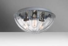  906388C-EDI - Besa Ceiling Pinta 15 Clear 3x40W Edison