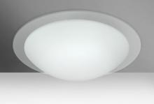 977000C - Besa Ceiling Ring 19 White/Clear 3x60W Medium Base