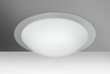  977100C - Besa Ceiling Ring 15 White/Clear 2x60W Medium Base