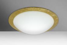  9771GFC - Besa Ceiling Ring 15 White/Gold Foil Ring 2x60W A19