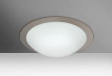  977202C - Besa Ceiling Ring 13 White/Transparent Smoke 1x60W Medium Base