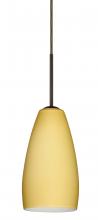  B-1509VM-BR - Besa Chrissy Pendant For Multiport Canopy Bronze Vanilla Matte 1x50W Candelabra