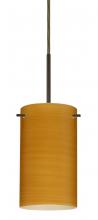  B-4404OK-MED-BR - Besa Stilo 7 Pendant For Multiport Canopy Bronze Oak 1x40W B10 Med