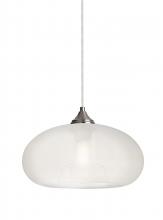  J-BANAFR-EDIL-SN - Besa Pendant For Multiport Canopy Bana Satin Nickel Frost 1x4W LED Filament