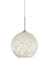  J-COCO819-LED-SN - Besa Coco 8 Pendant For Multiport Canopy, Carrera, Satin Nickel Finish, 1x9W LED