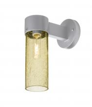  JUNI10GD-WALL-SL - Besa, Juni 10 Outdoor Sconce, Gold Bubble, Silver Finish, 1x60W Medium Base