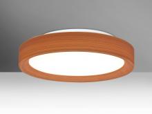 Besa Lighting PELLA16CHC-LED - Besa Pella 16 Ceiling, Cherry, 1x24W LED