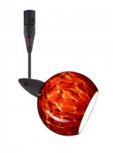  RSP-155941-06-BR - Besa Spotlight With 6" Stem Palla 3 Bronze Garnet 1x35W Halogen Mr11