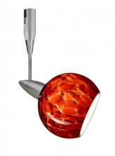  RSP-155941-06-SN - Besa Spotlight With 6" Stem Palla 3 Satin Nickel Garnet 1x35W Halogen Mr11