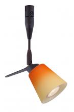  RSP-5042OP-12-BR - Besa Spotlight With 12" Stem Canto 3 Bronze Bicolor Orange/Pina 1x35W Halogen Mr11