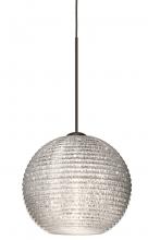  RXP-4615GL-BR - Besa Pendant Kristall 6 Bronze Glitter 1x35W Halogen