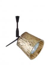  SP-5145GF-18-BR - Besa Spotlight With 18" Stem Nico 3 Bronze Stone Gold Foil 1x50W Halogen Mr16