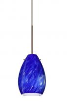  X-171386-BR - Besa Pendant For Mulitport Canopy Pera 6 Bronze Blue Cloud 1x50W Halogen